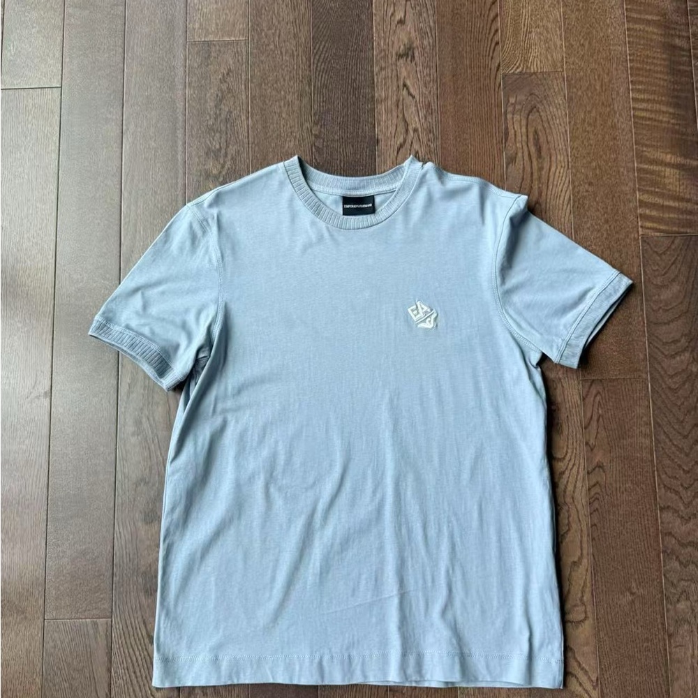 Emporio Armani Sky Blue Short Sleeve Tee